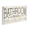 Stupell Industries Bathroom Rules Rustic Sign Brush Floss Flush Wash Wall Plaque Design By Stephanie Workman Marrott